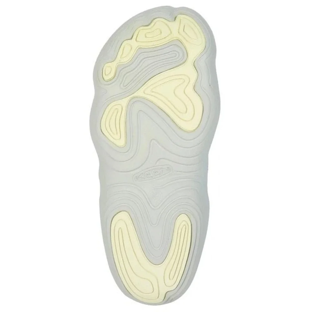 KEEN Shanti Arts Clogs Vapor star white Birch Mens 6 Womens 8 Slip On‎ Shoes